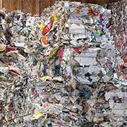 Papier recyclé en ouate de cellulose