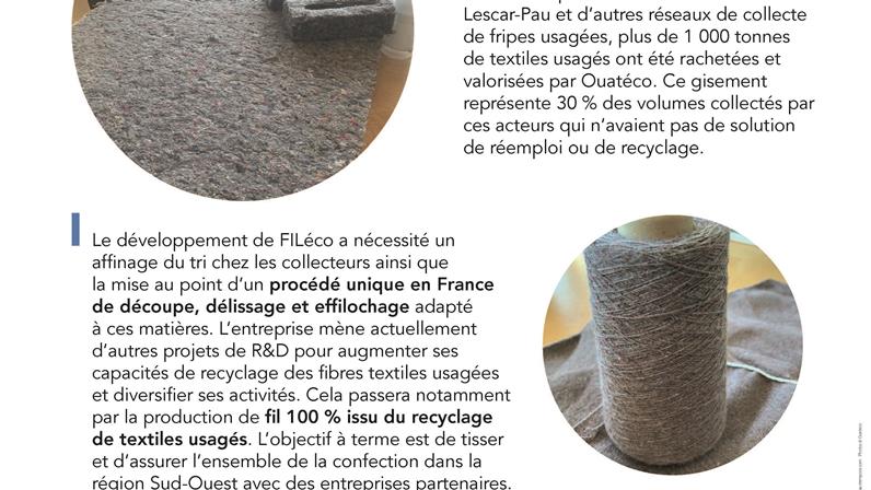 Ouateco innove depuis 2009 dans le recyclage