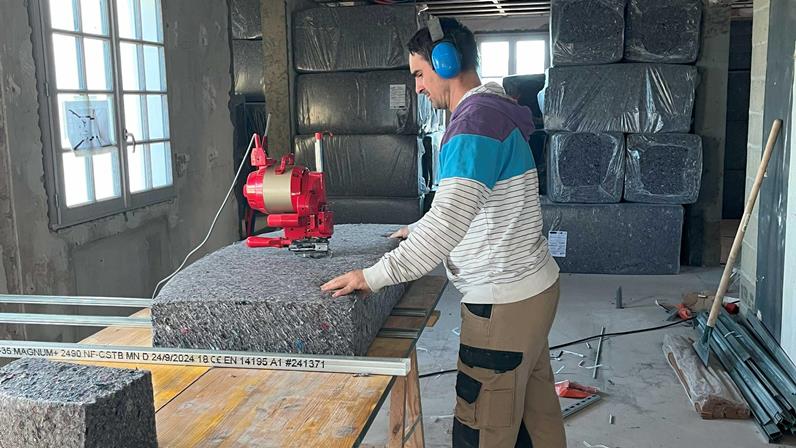 Découpe panneaux Passiv Ouateco