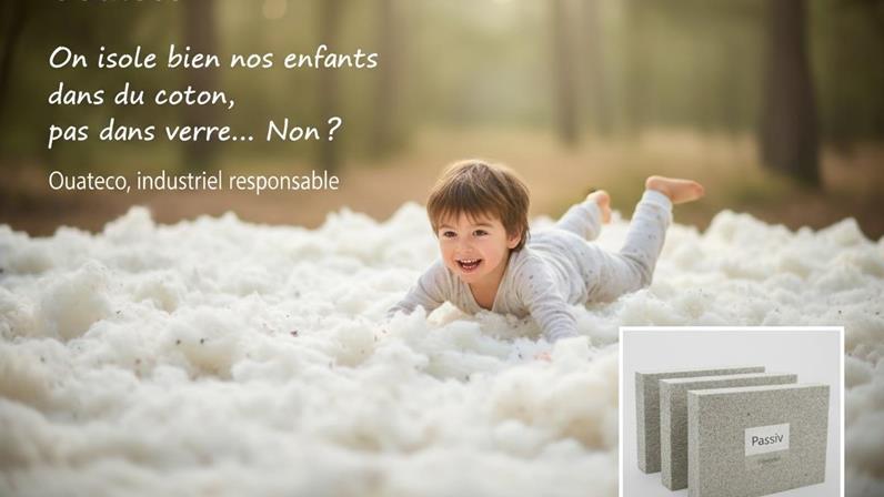 Isolant en coton et textiles recyclés made in landes
