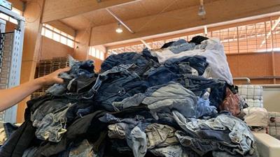 Le  recyclage des textiles usagés