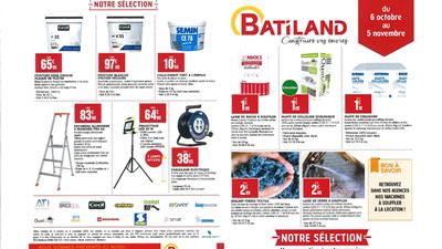 Offre de prix exceptionnelle en isolants ouate de cellulose Ouateco et coton Fileco en Octobre chez Batiland