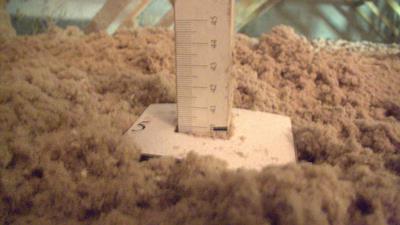 Soufflage de ouate de cellulose Nature Ouateco